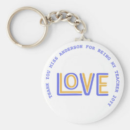 Chaveiro Professora cita preciosa aposentadoria despedida