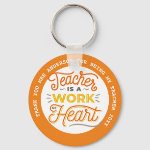 Chaveiro Professora dá citações na sala de aula de presente