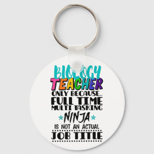 Chaveiro Professora De Biologia Apenas Porque O Tempo De Ch