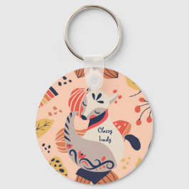 Chaveiro Professora do sexo feminino que se doa à CLASSY LA