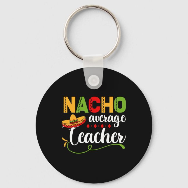 Chaveiro Professora Média Nacho para Voltar à Diversão Esco (Frente)