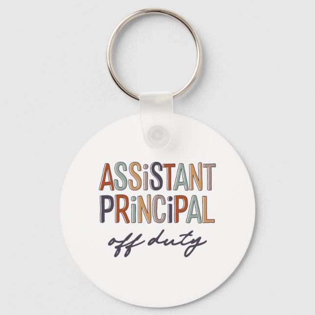 Chaveiro Professora Principal Em Serviço No Dia Passado Da  (Frente)