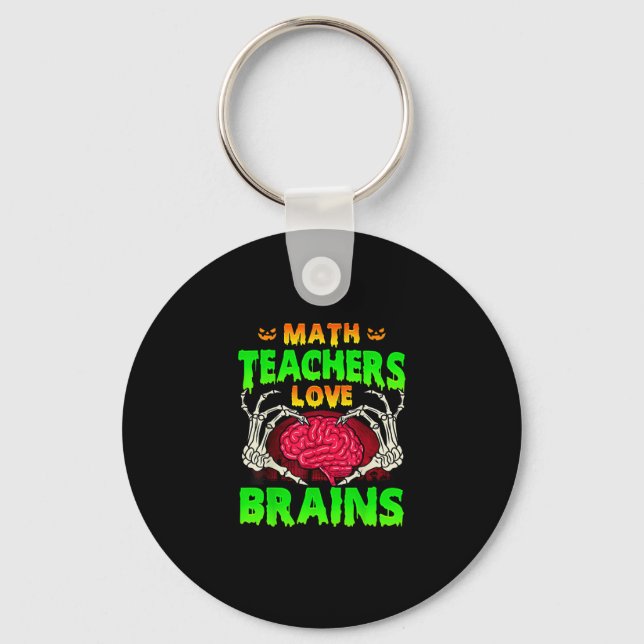 Chaveiro Professores de Matemática Cérebros Esqueletos Hall (Frente)