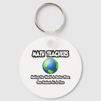 Chaveiro Professores de matemática... Fazer o mundo um luga