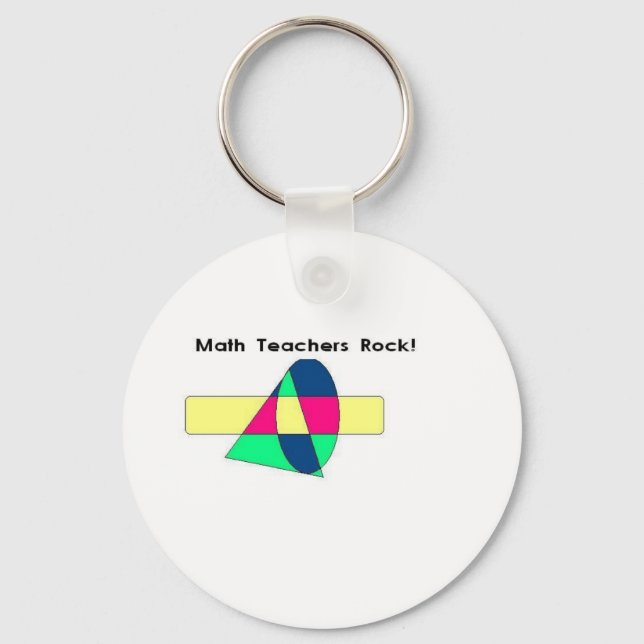 Chaveiro Professores de Matemática Rock! (Frente)