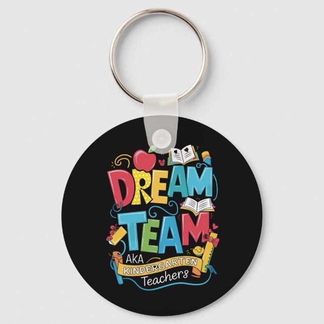 Chaveiro Professores do Jardim de Infância do Dream Team de (Frente)