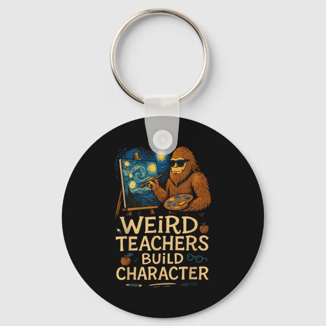 Chaveiro Professores Estranhos Constroem Personagem Funny V (Frente)