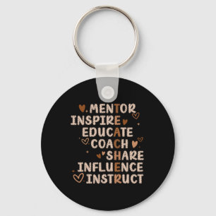 Chaveiro Professores Mentor Inspire Educar Coach Influencia