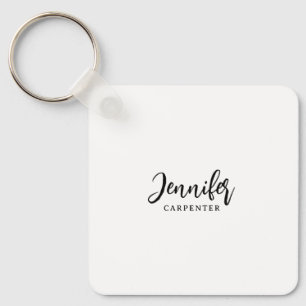 Chaveiro Profissional elegante moderno minimalista adicione