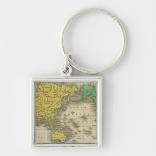 Chaveiro Projeção do World On Mercator