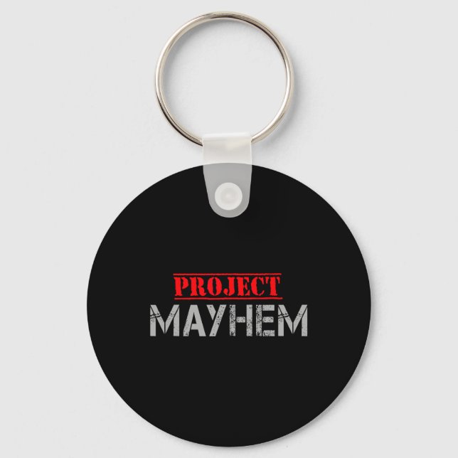Chaveiro Project Mayhem - Camisa do Clube de Boxing Subterr (Frente)