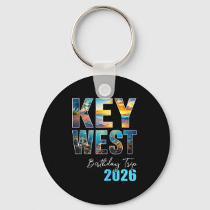 Chaveiro Projeto de Férias de Aniversário em Key West