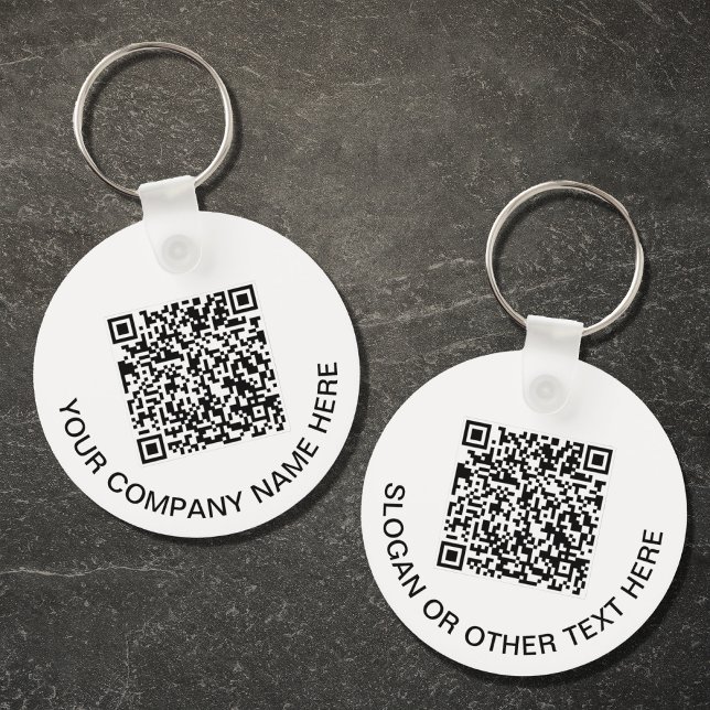 Chaveiro Promocional de Código QR Personalizado (Criador carregado)