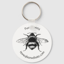 Chaveiro Promocional de Design de Negócios - Abelhas de mel