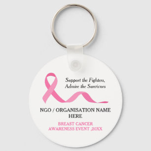 Chaveiro Promocional de Evento de Consciência do Cancer da