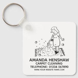 Chaveiro Promocional de limpeza do tapete
