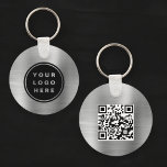 Chaveiro Promocional de logotipo Silver da empresa QR Code<br><div class="desc">Aumente sua visibilidade de marca com nosso Chaveiro de logotipo de empresa de código QR. Este chaveiro é mais do que uma ferramenta útil; é um poderoso item de promocional que garante que sua marca esteja sempre na ponta dos dedos. Com o logotipo de sua empresa e um código de...</div>