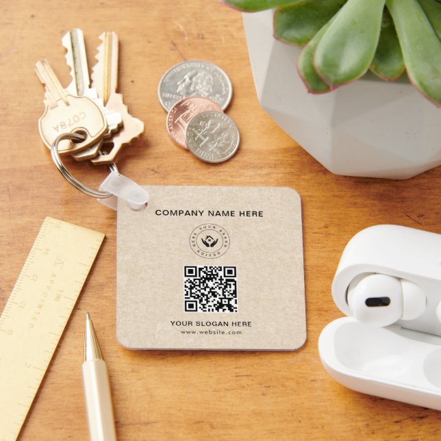 Chaveiro Promocional de texto e logotipo personalizado mini (Mesa)