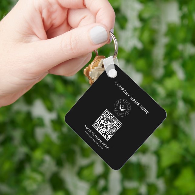 Chaveiro Promocional de texto e logotipo personalizado mini (Mão)