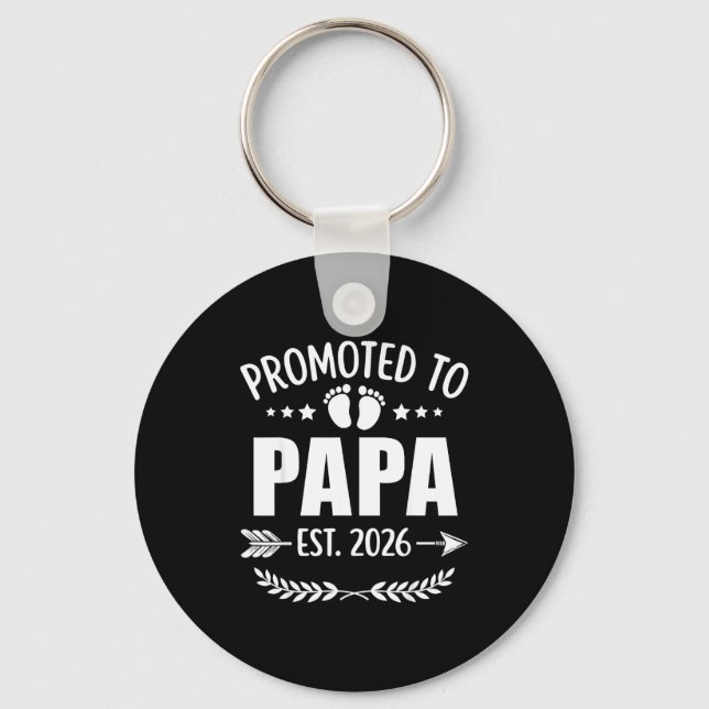 Chaveiro Promoted To Papa Est 2026 New Grandpa Pregnancy An (Frente)