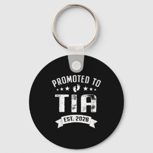 Chaveiro Promovido a tia est 2026 logo será titia