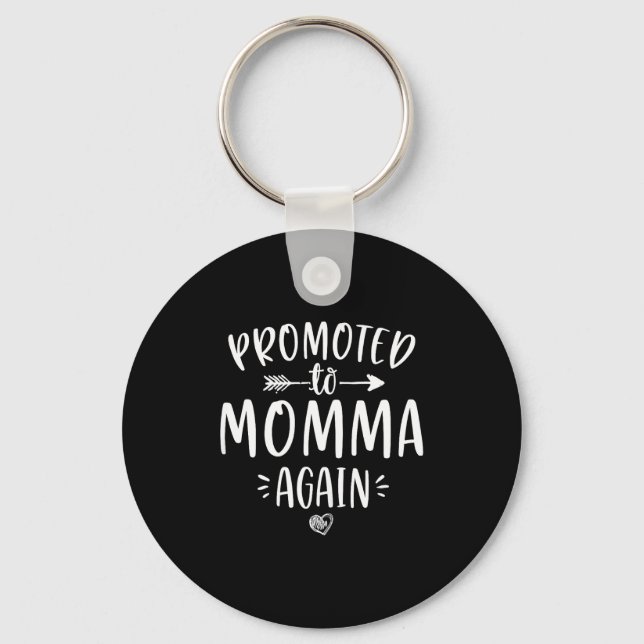 Chaveiro Promovido para mamãe presente de nova mamãe mamãe  (Frente)