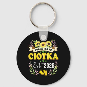 Chaveiro Promovido para Revelação de Girassol Ciotka Tia Es