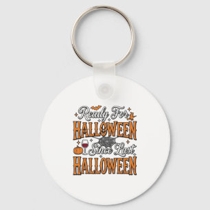 Chaveiro Pronto Para o Halloween Camisa de Desenho de Gravu