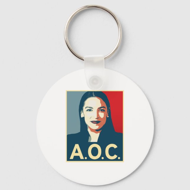 Chaveiro Propaganda AOC 2024 (Frente)