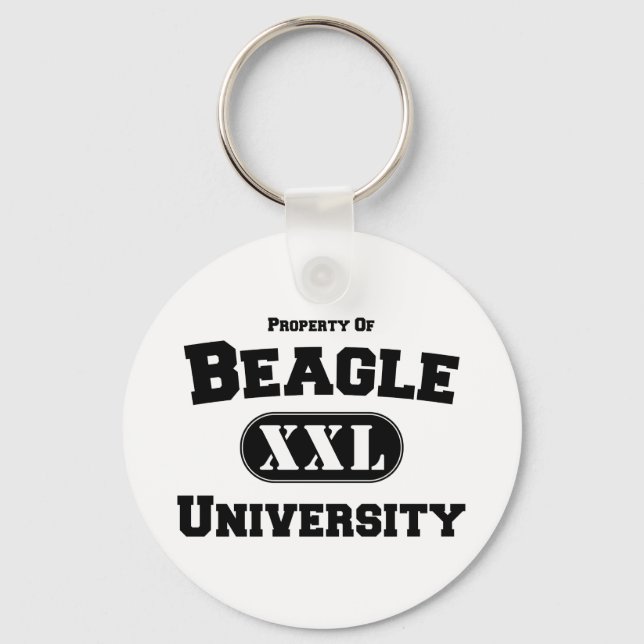 Chaveiro Propriedade da Universidade Beagle (Frente)
