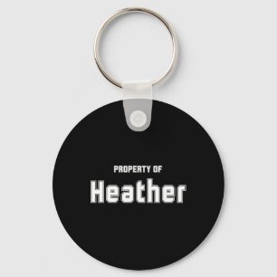 Chaveiro Propriedade de Heather Presentes Engraçados de Des