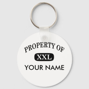Chaveiro Propriedade de XXL Seu Nome