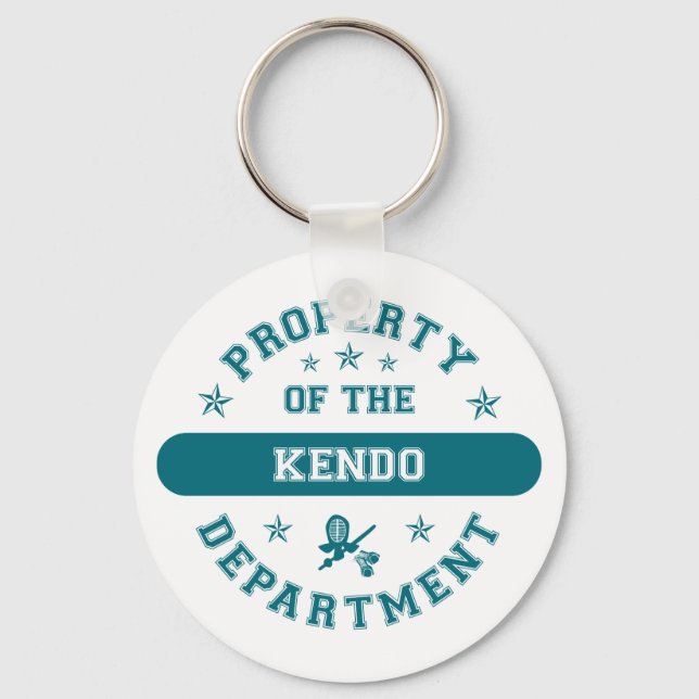 Chaveiro Propriedade do Departamento de Kendo (Frente)