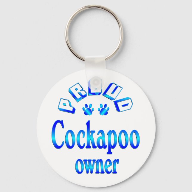Chaveiro Proprietário da Cockapoo (Frente)