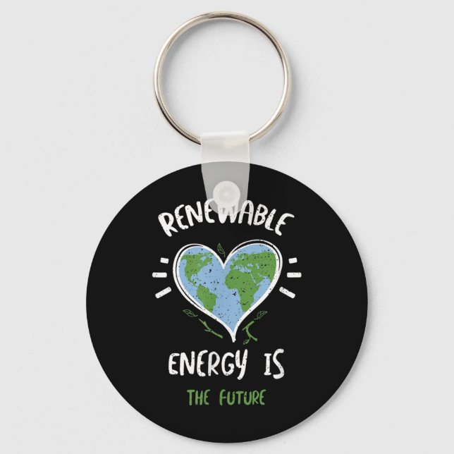 Chaveiro Proteção Ambiental - A Energia Renovável É T... (Frente)