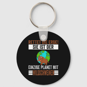 Chaveiro Proteção Ambiental Proteção Animal Javali