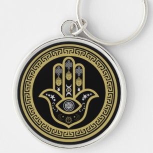 Chaveiro Proteção do Olho do Mal da Mão de Hamsa