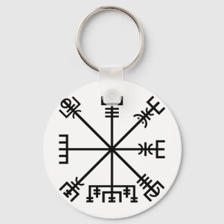 Chaveiro Proteção Islandesa Contra Vegvisir Staves Sigil