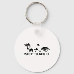 Chaveiro Proteger a Natureza da Conservação Animal Safari S