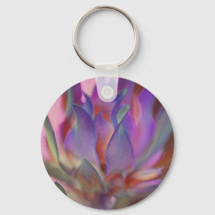 Chaveiro Proteína flamejante a rosa e púrpura
