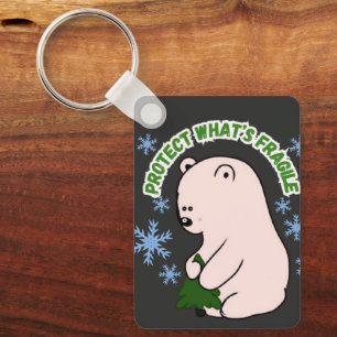 Chaveiro Proteja o Que é Frágil de Forma Personalizada