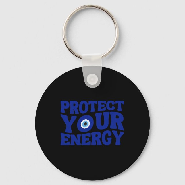Chaveiro Proteja Sua Energia Olho do Mal Espiritual Vibraçõ (Frente)