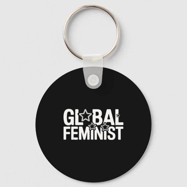 Chaveiro Protesto Global Feminista de Igualdade e Empoderam (Frente)