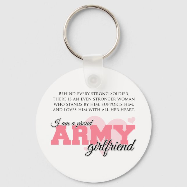 Chaveiro Proud Army Girlfriend (Frente)