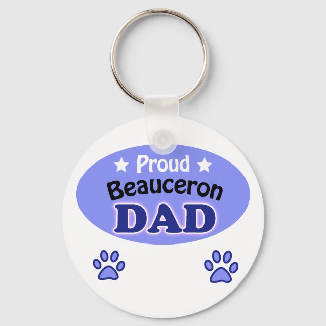 Chaveiro Proud Beauceron Dad (Frente)