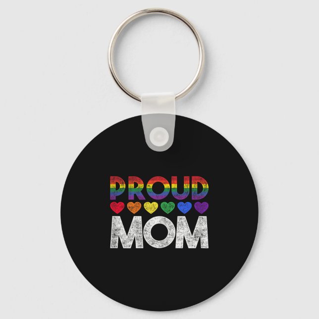 Chaveiro Proud Mom Lgbt  (Frente)