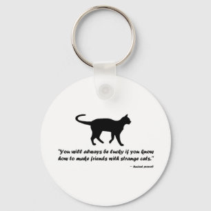 Chaveiro Provérbio de Antigos Gatos