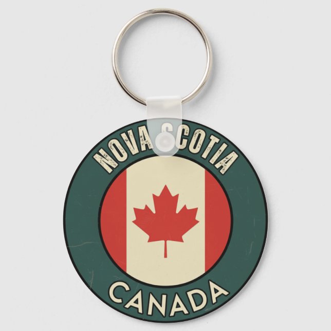 Chaveiro Província da Nova Escócia Canadá (Frente)
