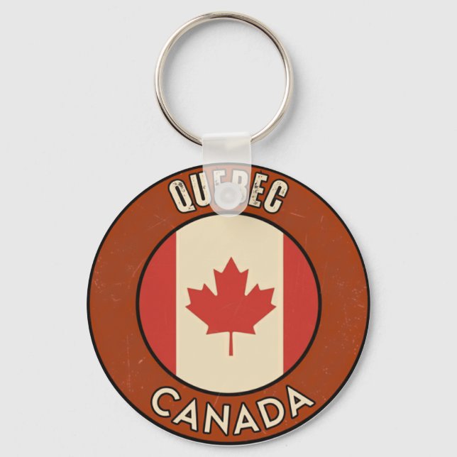 Chaveiro Província de Quebec Canadá (Frente)