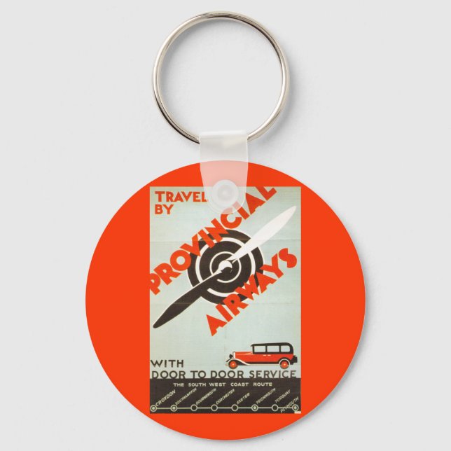 Chaveiro Provincial Airways (Frente)